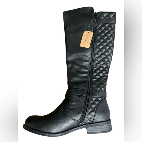 NWT black leather Jeossy boots - Picture 4 of 6